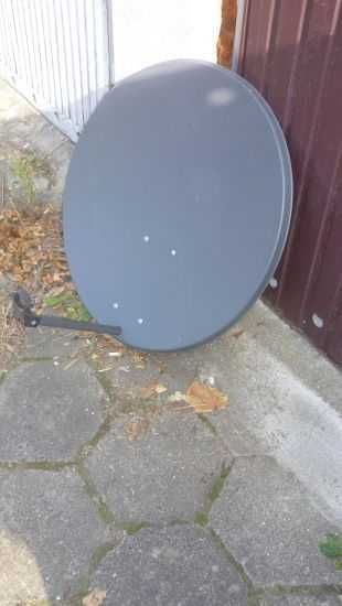Talerz satelitarny, antena satelitarna z konwerterem
