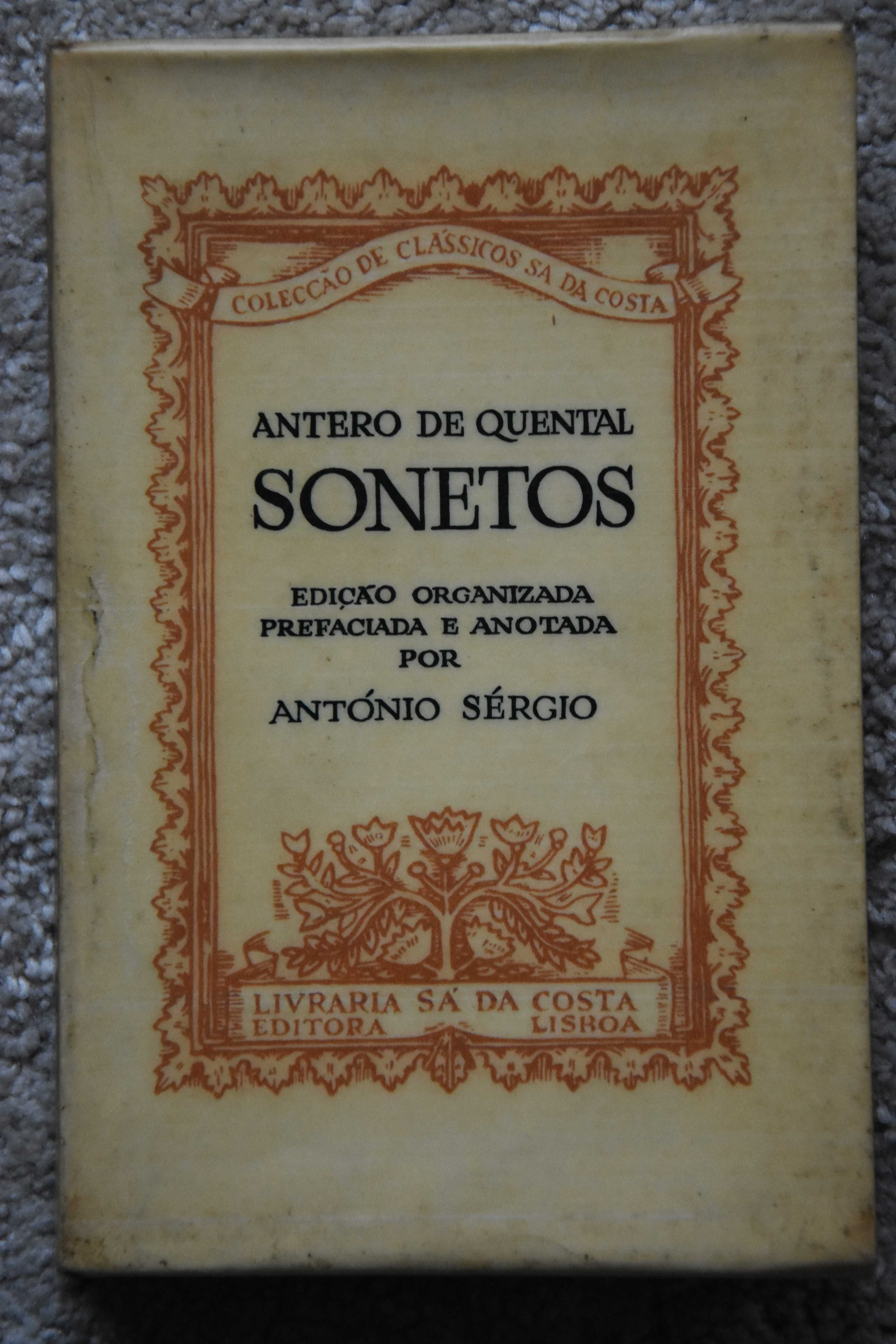 Antero de Quental, Sonetos (edição anotada António Sérgio)