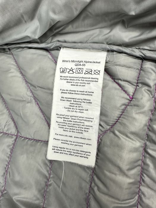 Оригінальний пуховик Rab Alpine Jacket пухова куртка розмір S жіноча