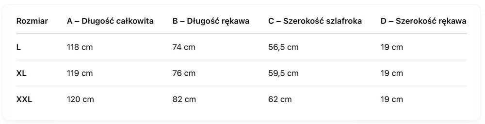 Szlafrok hotelowy Frotte Biały - UNISEX L
