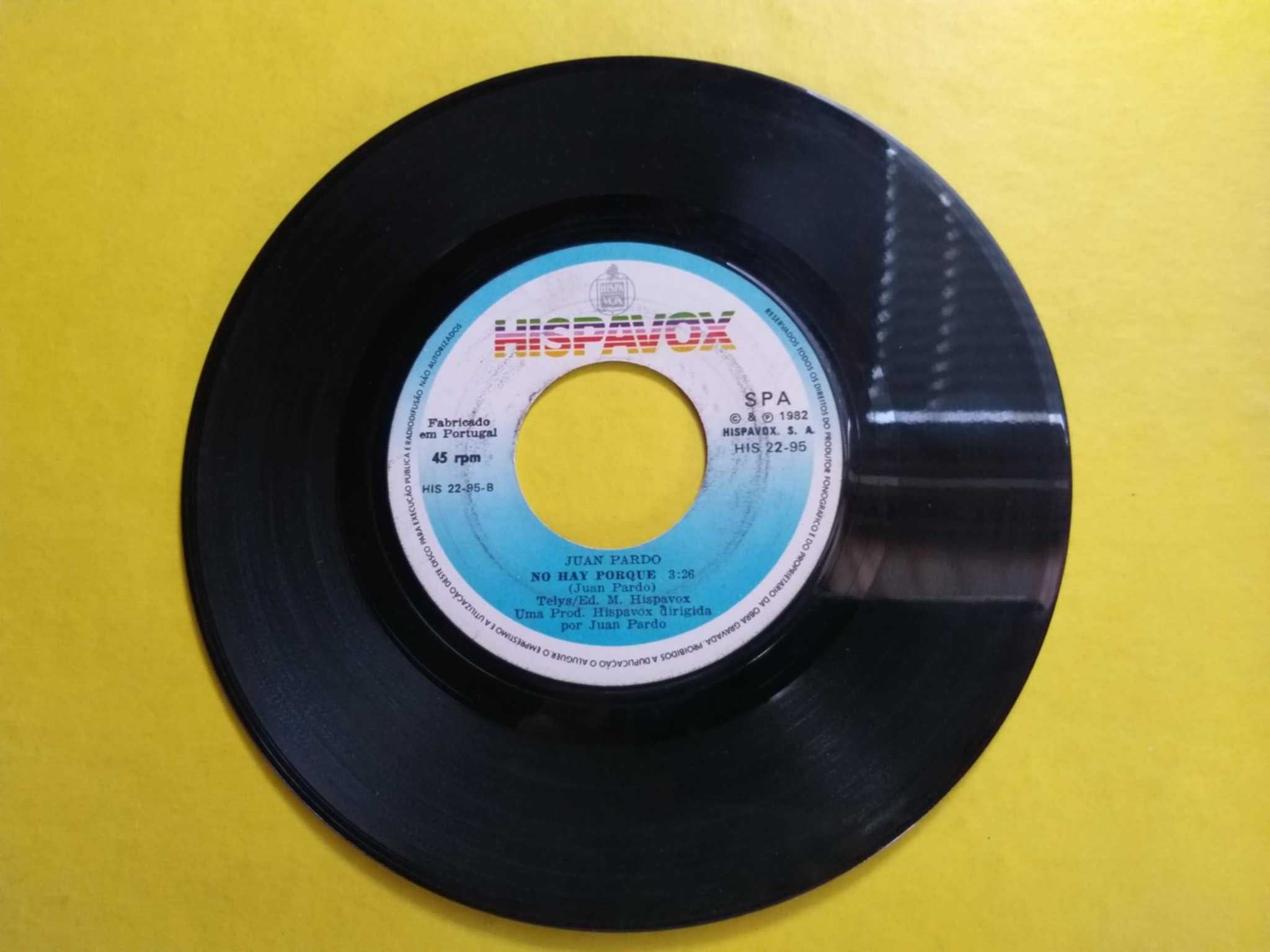 Single Vinil Juan Pardo- Suspiros de amor