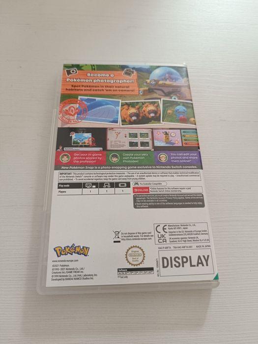 Gra pudełko New Pokemon Snap na Nintendo Switch Stan BDB !!!
