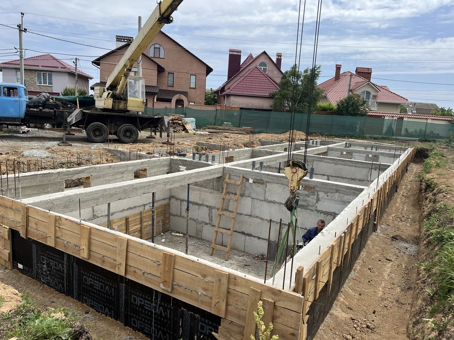 Бетонные работы кладка стяжка перекрытия армопояс колоны