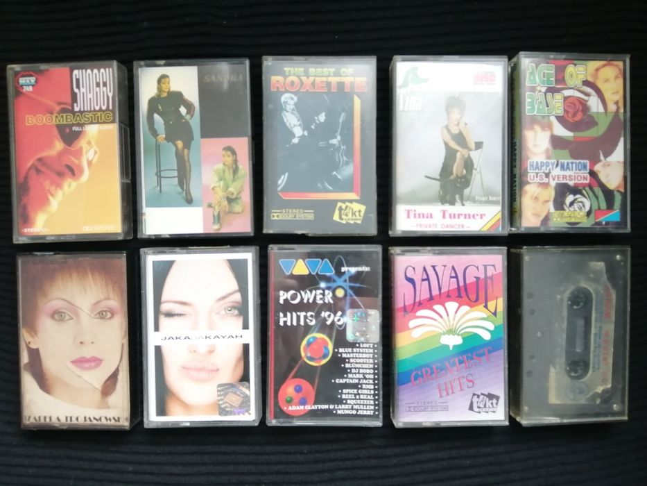 Sprzedam kasety magnetofonowe z lat 90-tycj