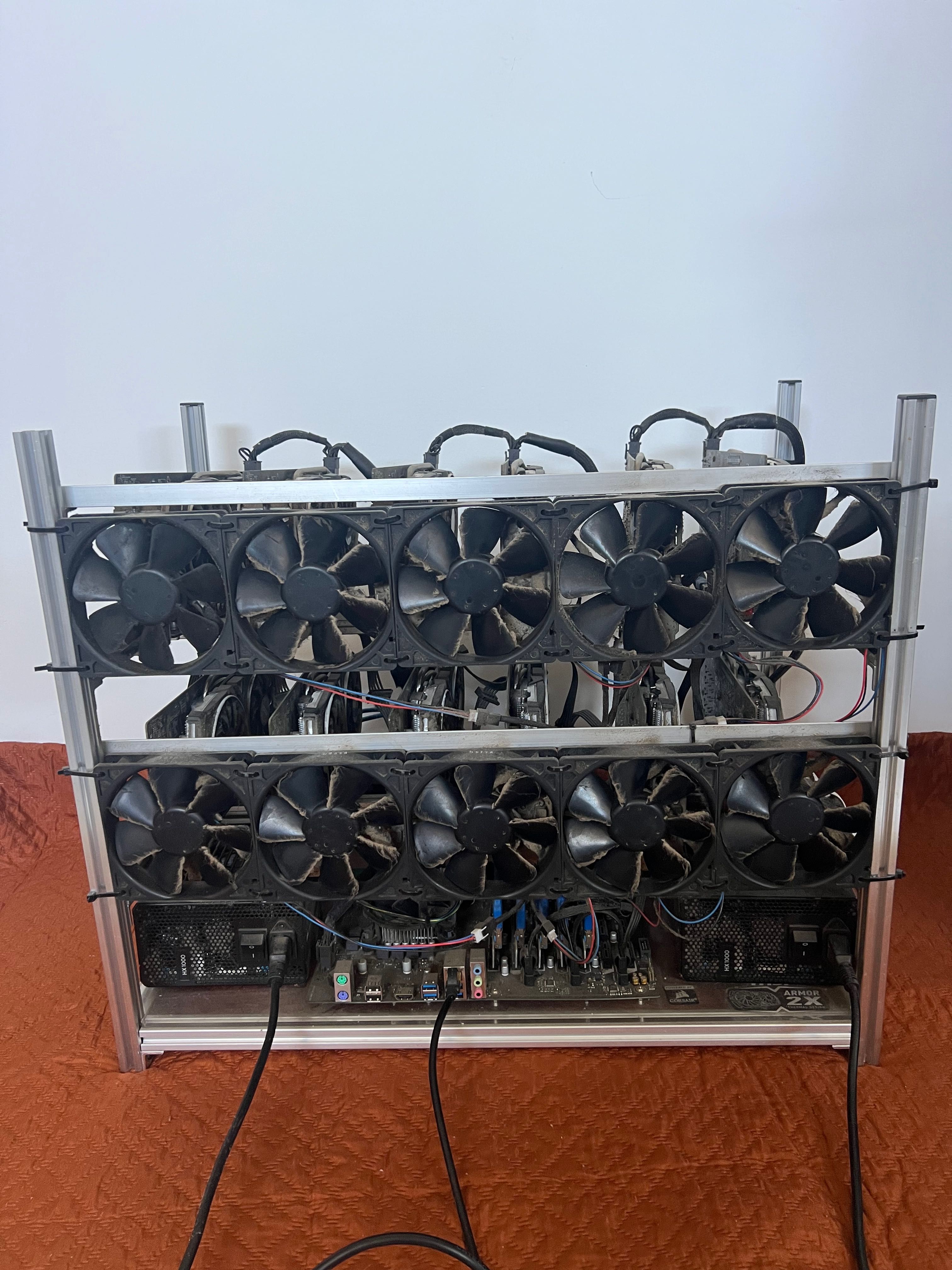 GPU mining 12 x RX580 8gb