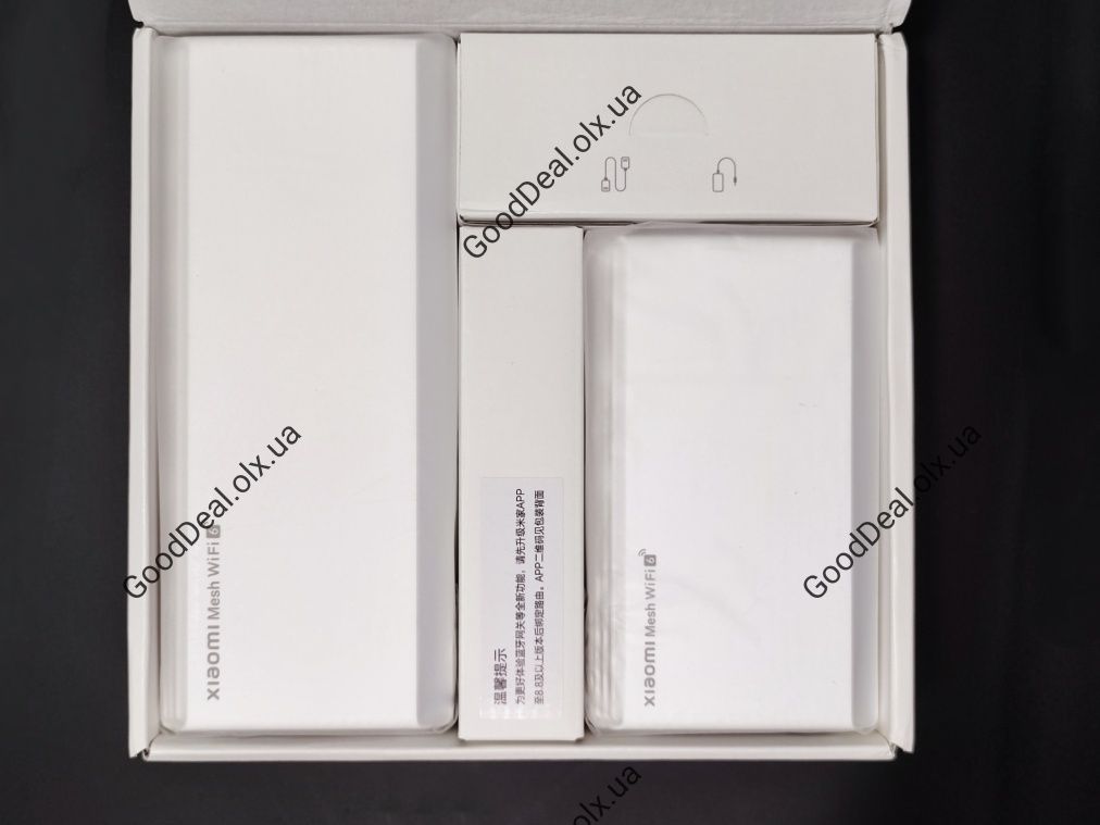 Mesh система Wi‑Fi 6 - Xiaomi Mesh System AX3000 (2‑pack). Набір
