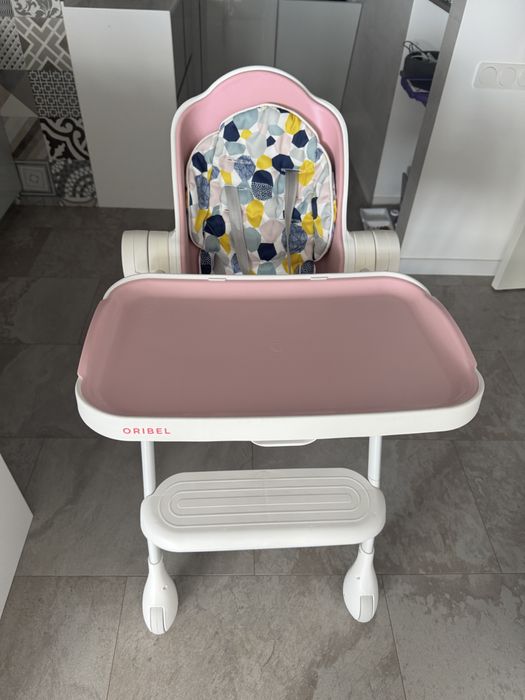 Стільчик для годування Oribel з мʼяким сидінням-вкладишем