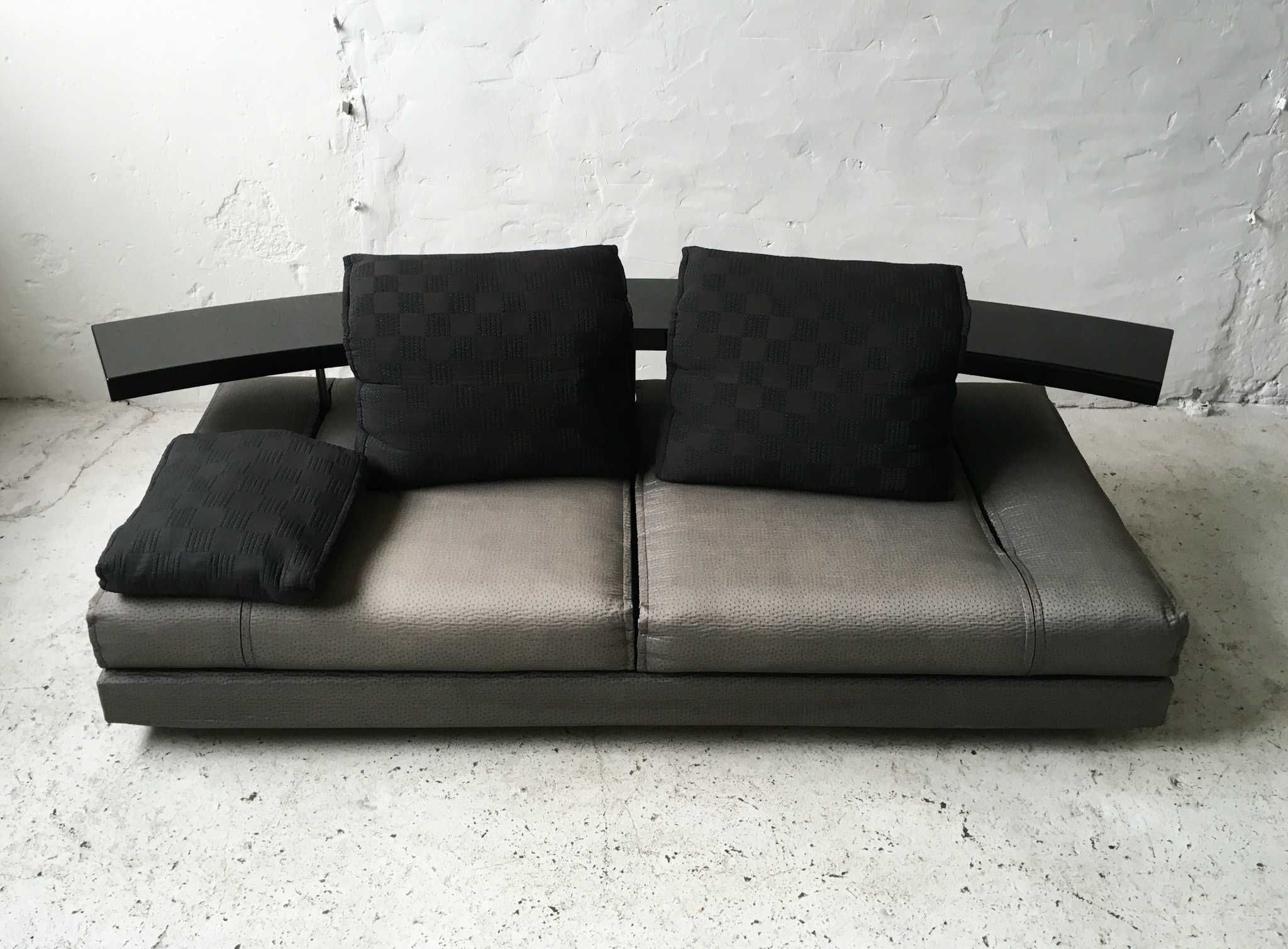 Saporiti włoska sofa Avedon proj Mauro Lipparini lata 90 vintage