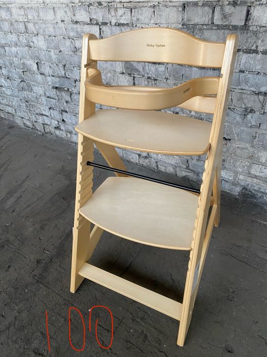 Drewniane Krzesełko dla dzieci Uniwersalne Regulowane