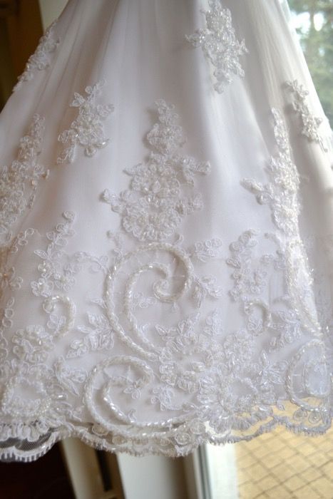 Unikatowa suknia ślubna retro własnego projektu z przepiękną koronką