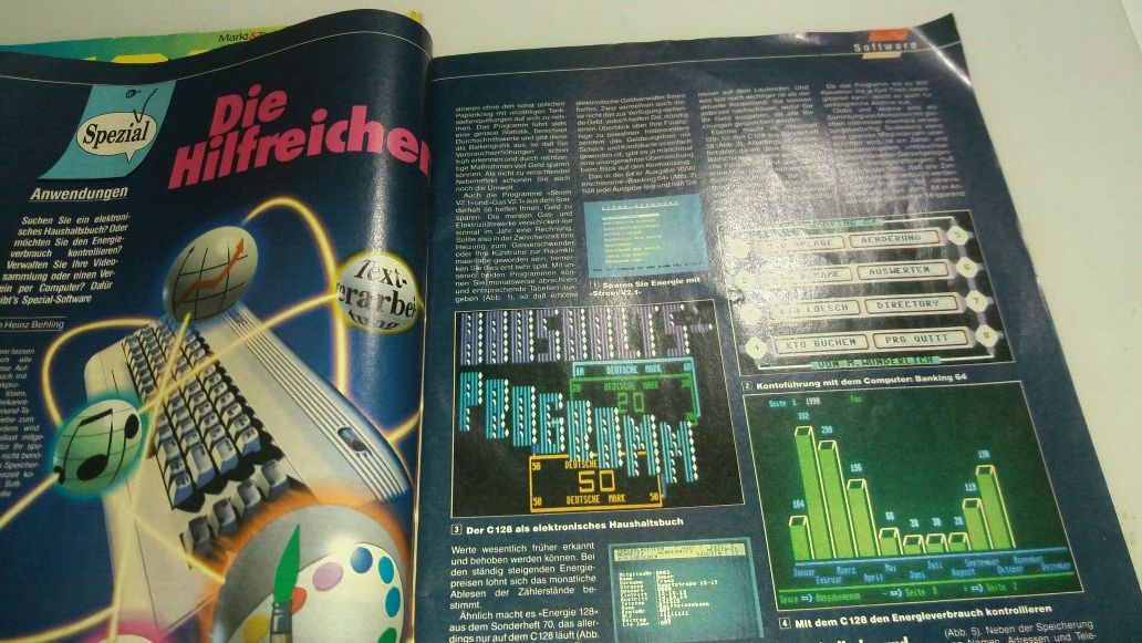 Dwa magazyny Commodore 64 UNIKAT język . Niemiecki