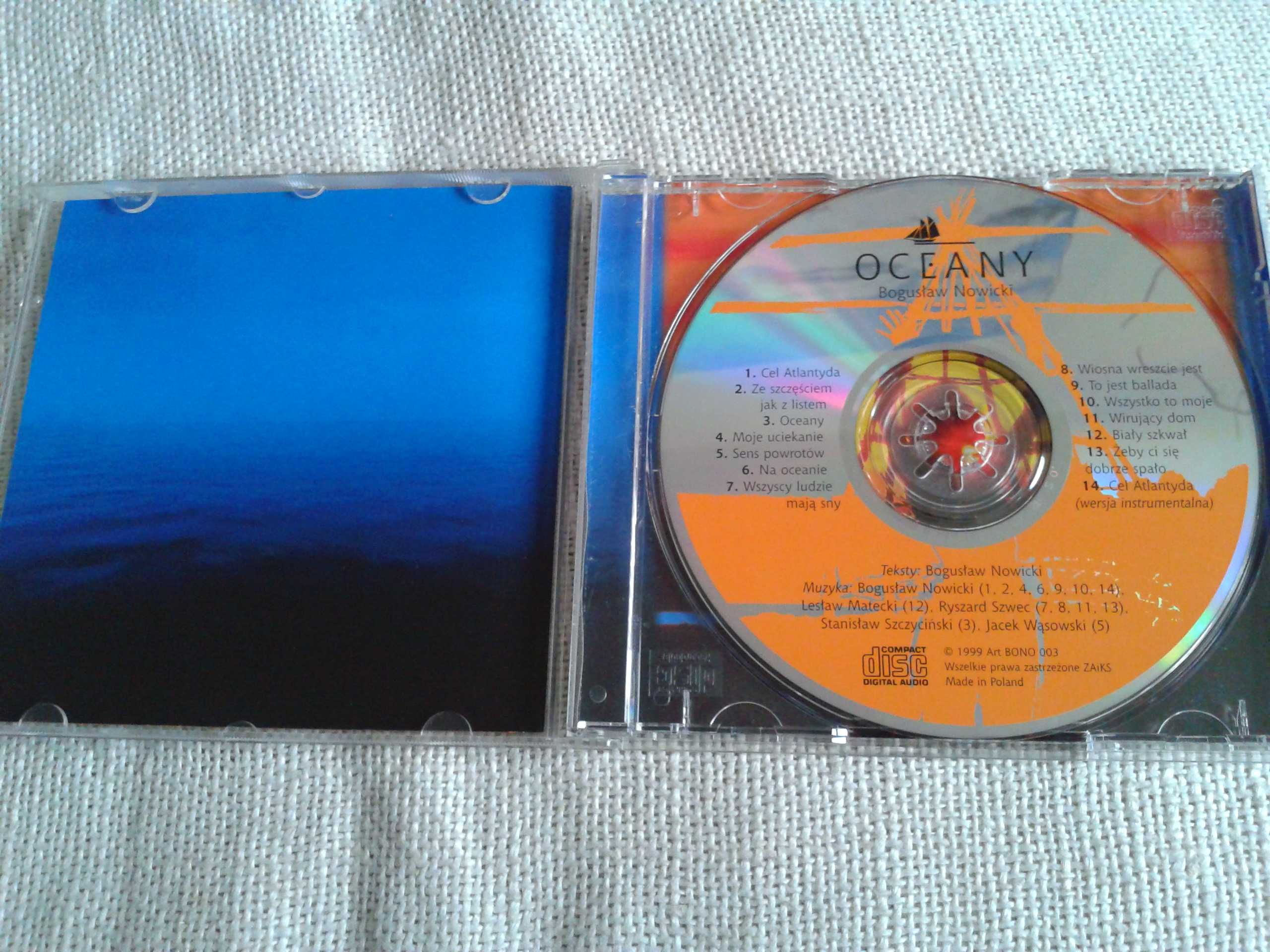 Oceany - Bogusław Nowicki  CD
