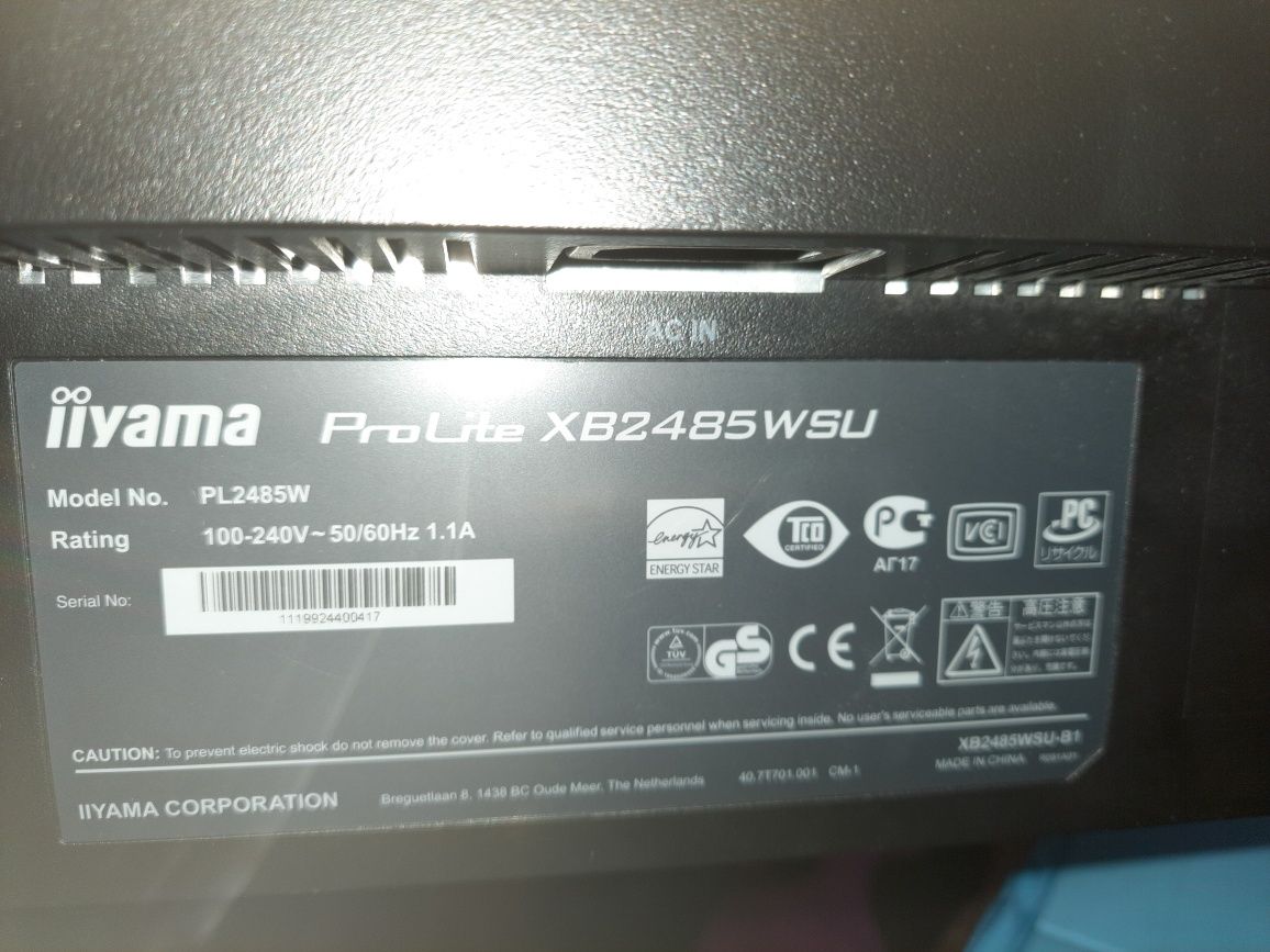 Monitor 24 cale Iiyama xb2485wsu