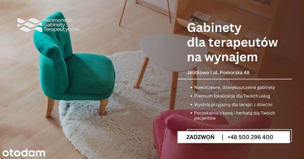 Wynajmij swój wymarzony gabinet w Gdańsku Jelitkowie - blisko morza