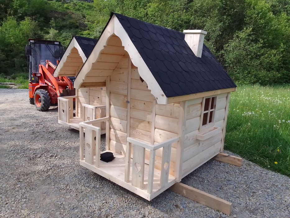 Domek drewniany dla dzieci solidny z deski 3cm! Producent