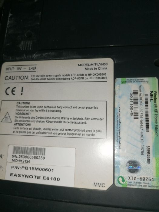 Laptopy na części sprzedam