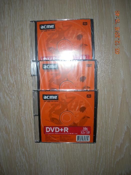 Новые диски DVD-R Acme 4.7 Gb 16x