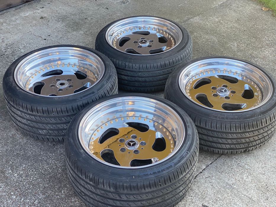 Felgi Schmidt Tracer Tech 2 skręcane 3tlg Mercedes SEC W126 R129 18”