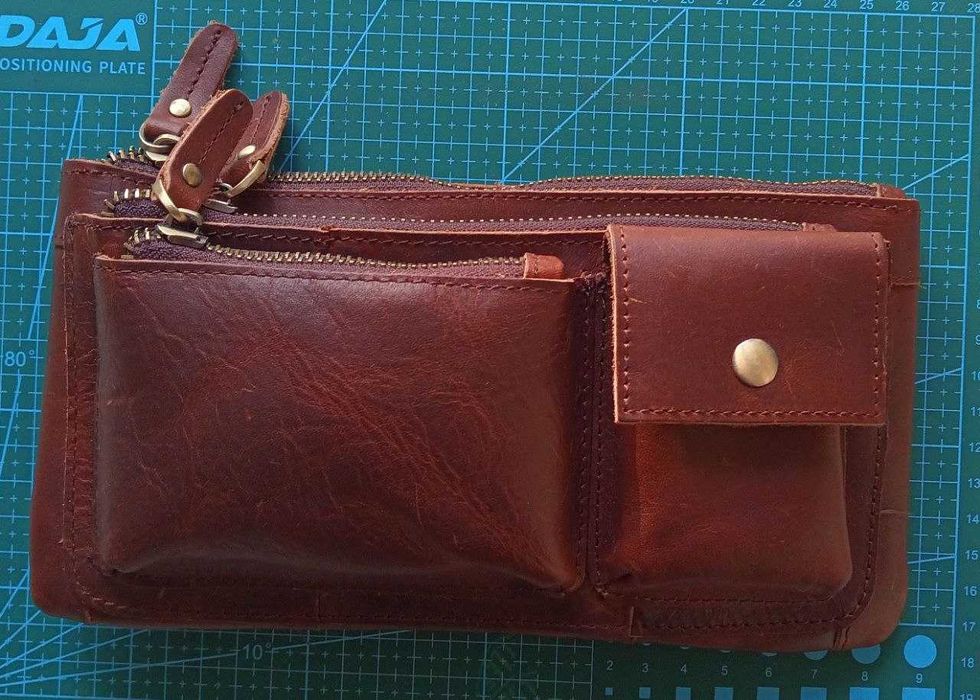 Чоловіча шкіряна сумка Гаманець Чоловічий