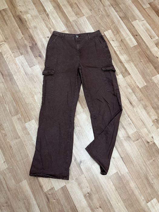 Spodnie szerokie cargo damskie M/L