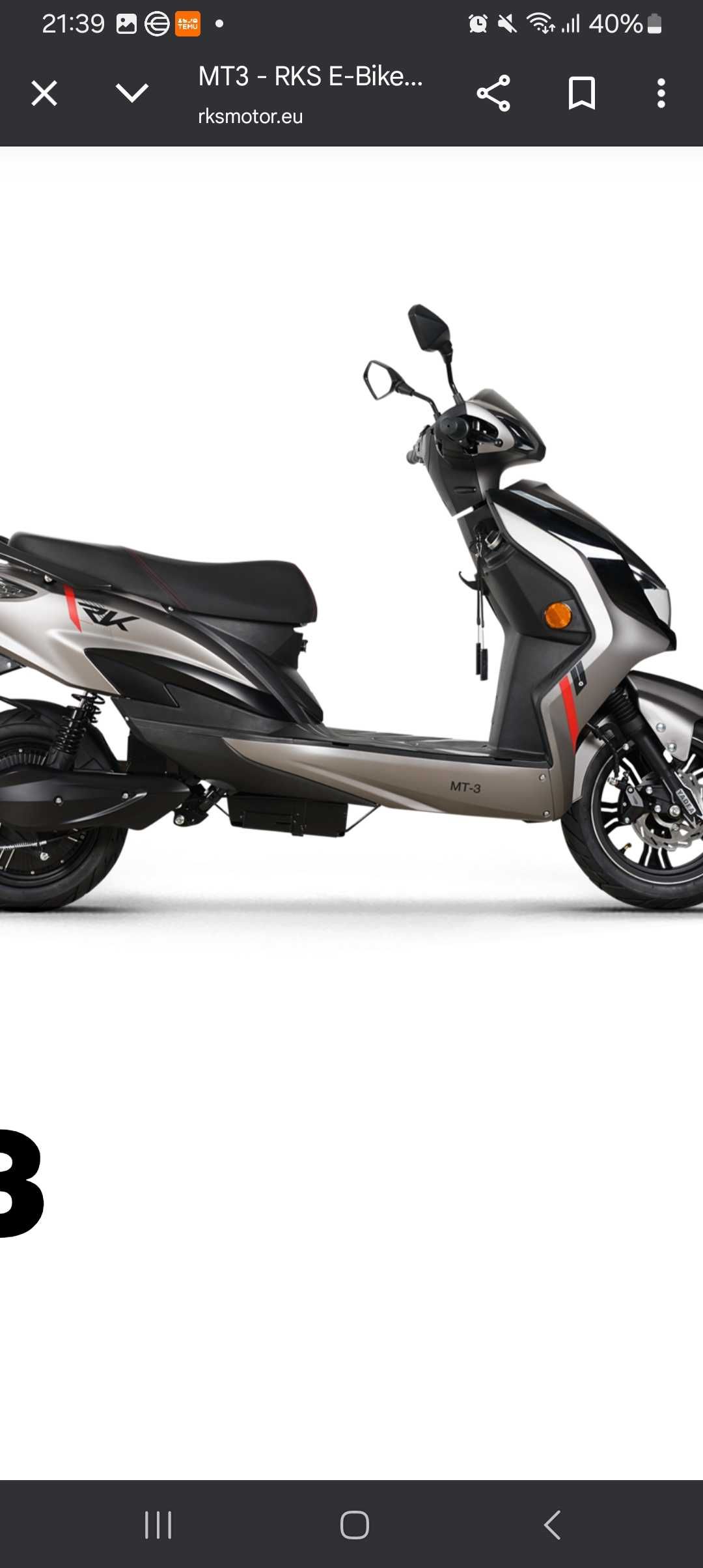 Mota eletrica m.t3 rk