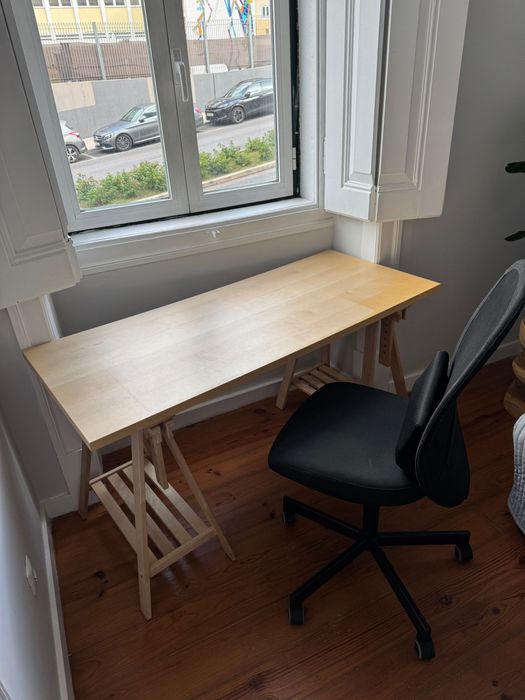 Cadeira escritório IKEA Flintan com almofada lombar Bortberg