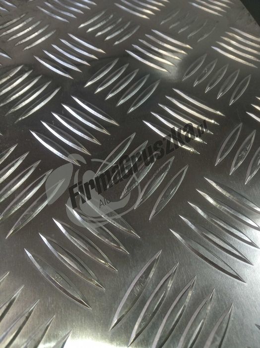 Blacha ryflowana 2000x1000x2, aluminium gr 2 mm CENY BRUTTO