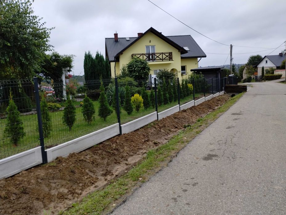 Ogrodzenie Panelowe Kompleksowo montaż Panel H175cm Fi4mm Kraków