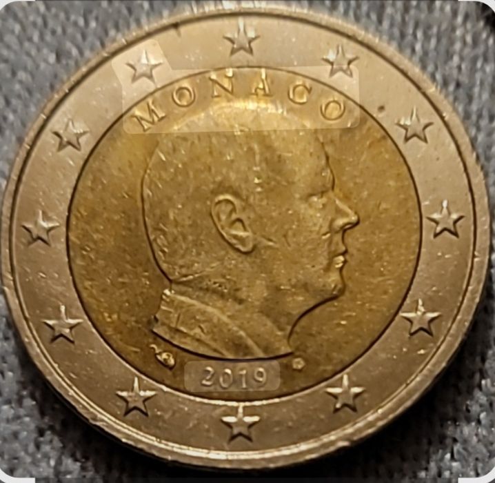 Moeda 2€, Mónaco 2019