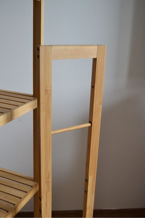 regały łazienkowe + uchwyt na papier toaletowy