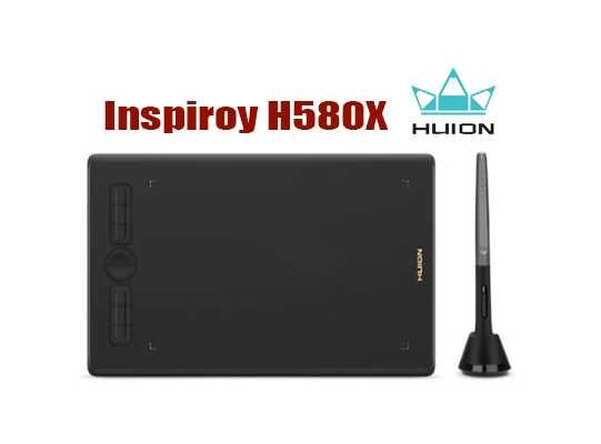 Графический планшет для рисования Huion Inspiroy H580X (xp-pen wacom)