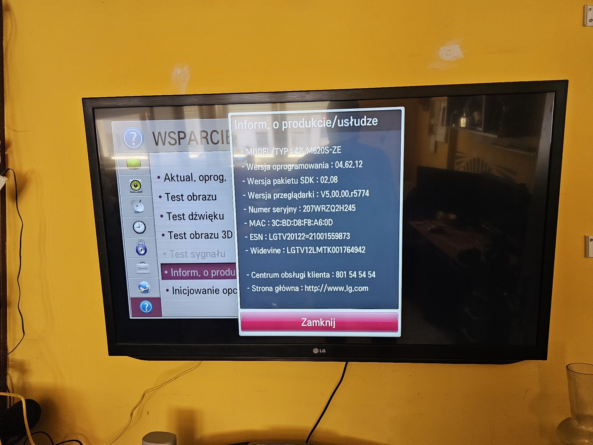 Telewizor LG 42" LED 3D Smart TV + Uchwyt ścienny!