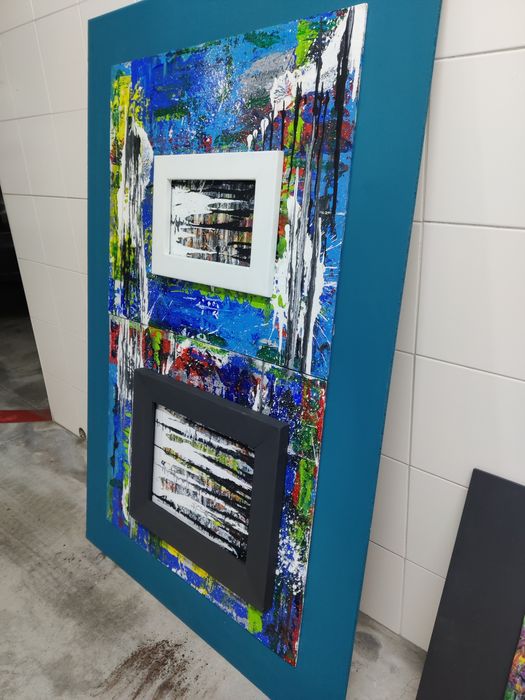 Quadro pintado a óleo
