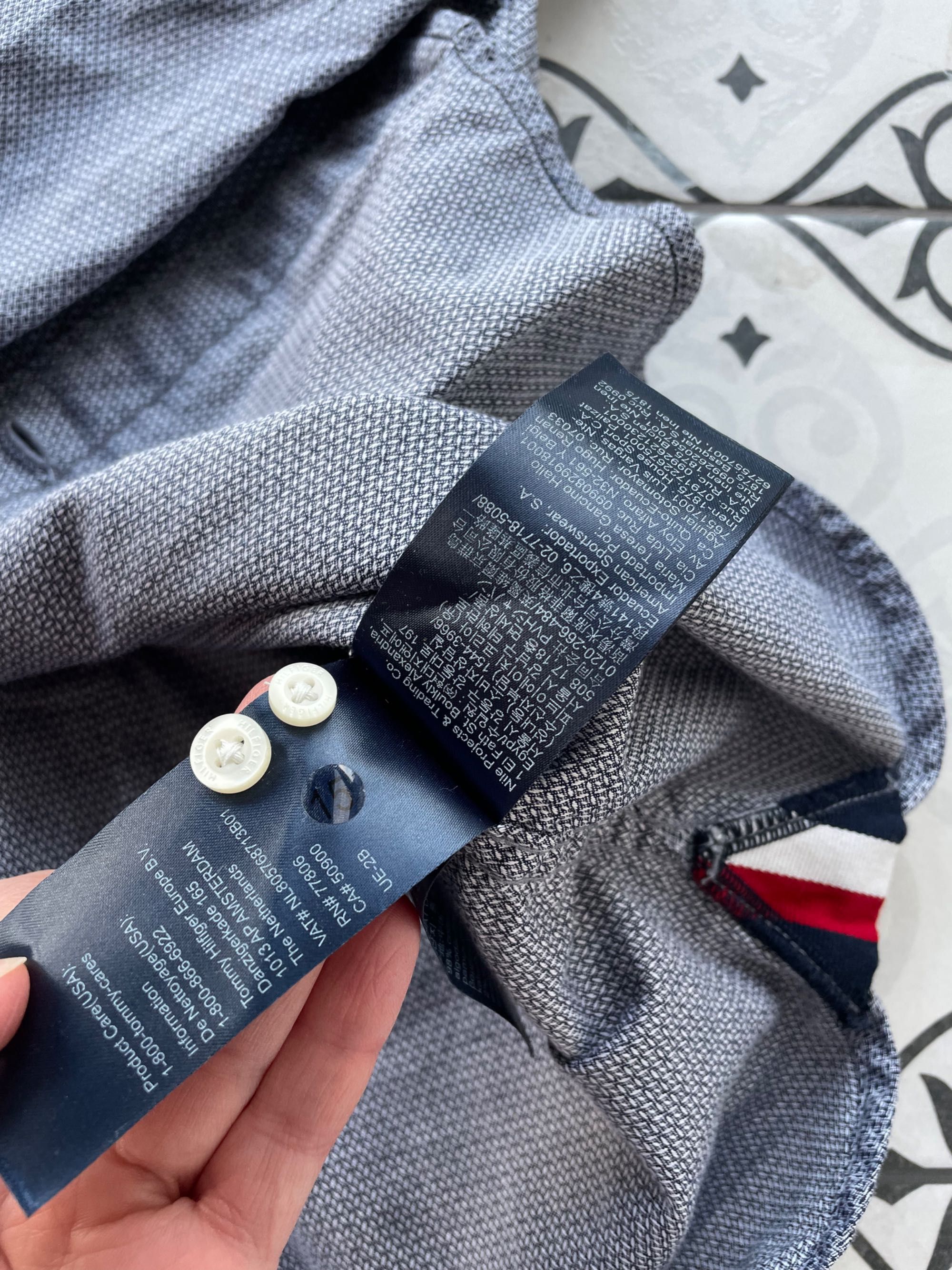 Чоловіча сорочка Tommy Hilfiger M оригінал Slim fit