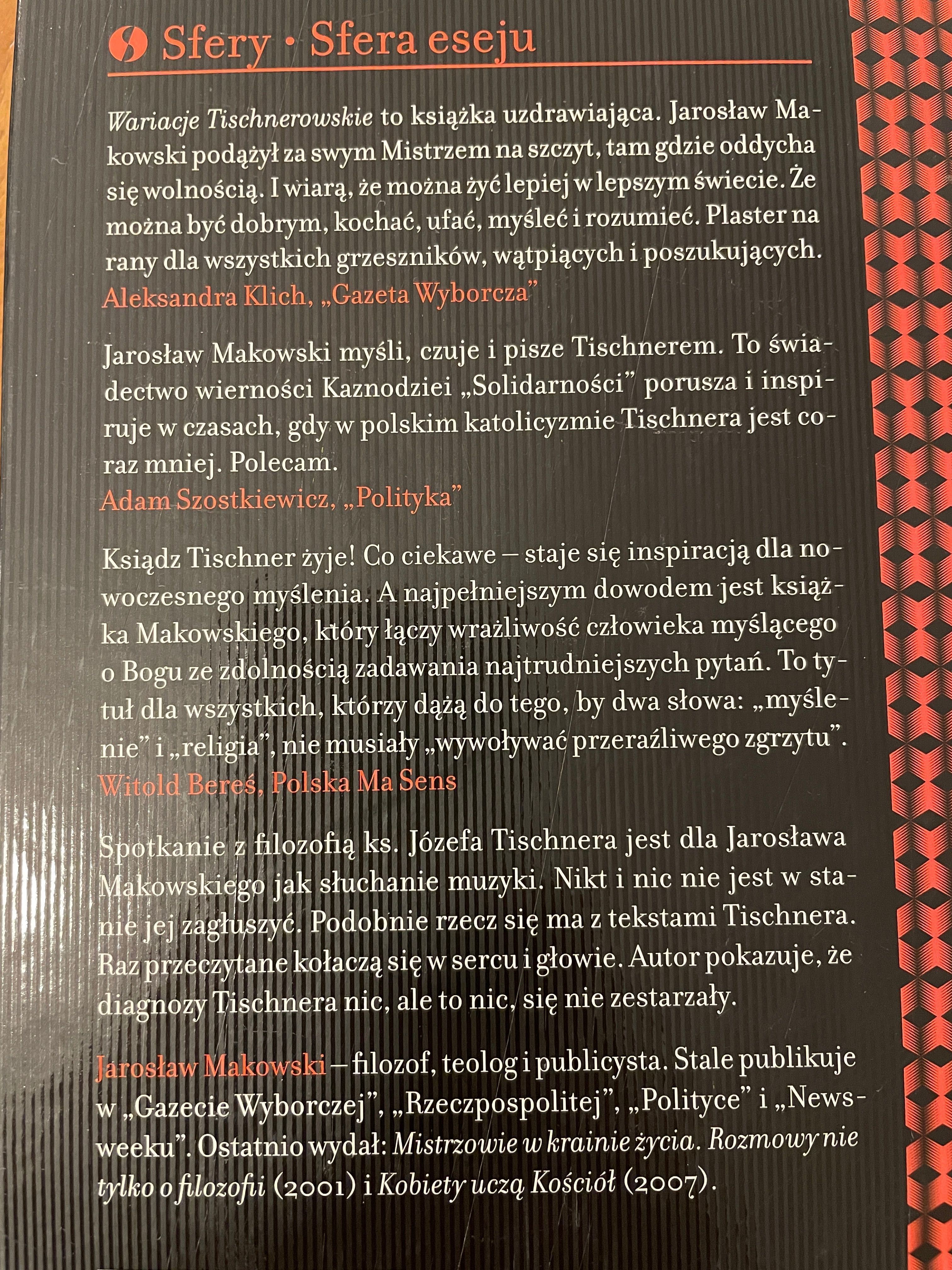 Makowski Jarosław. Wariacje Tischnerowskie