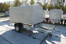 Przyczepka Martz Premium 264 STELAŻ+PLANDEKA 110 cm DMC 750 kg kat.B