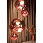 Piękna wisząca lampa efekt bursztynu Tom Dixon rozmiar mini