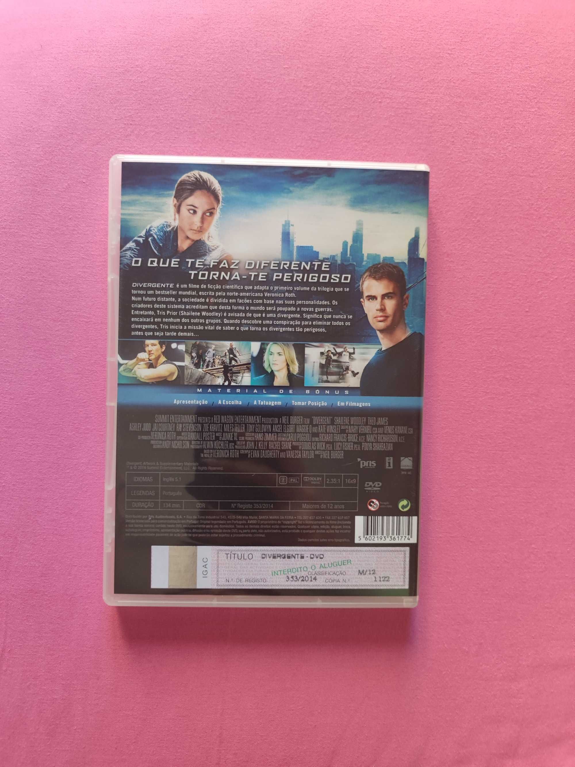 USADO - DVD "Divergente"/Divergent