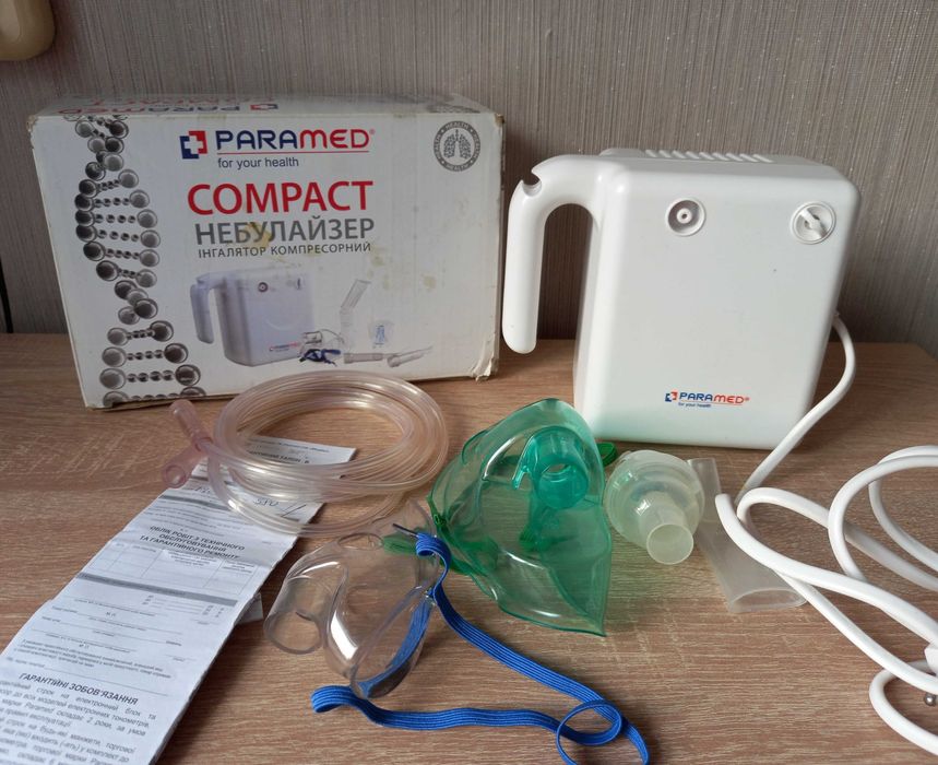 Інгалятор, небулайзер компресорний  компактний Paramed
