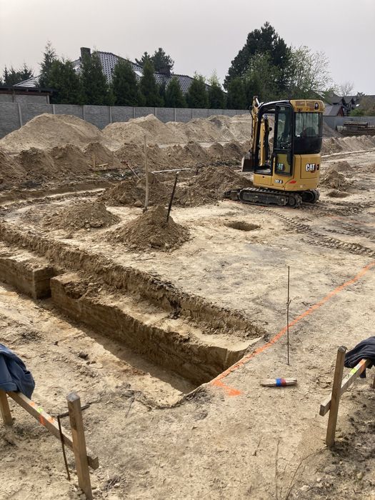 Usługi Minikoparka+młot wyburzeniowy+wywrotka+traktorek ogrodniczy