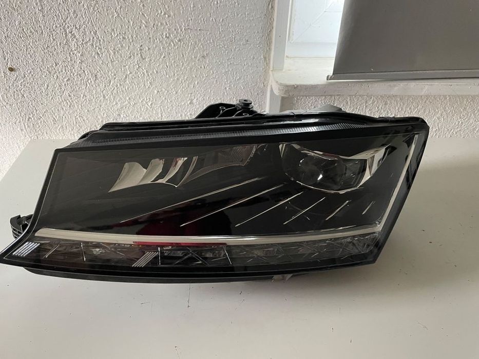 skoda fabia iii 6v1 lampa lewa przód reflektor full led kompletna cal