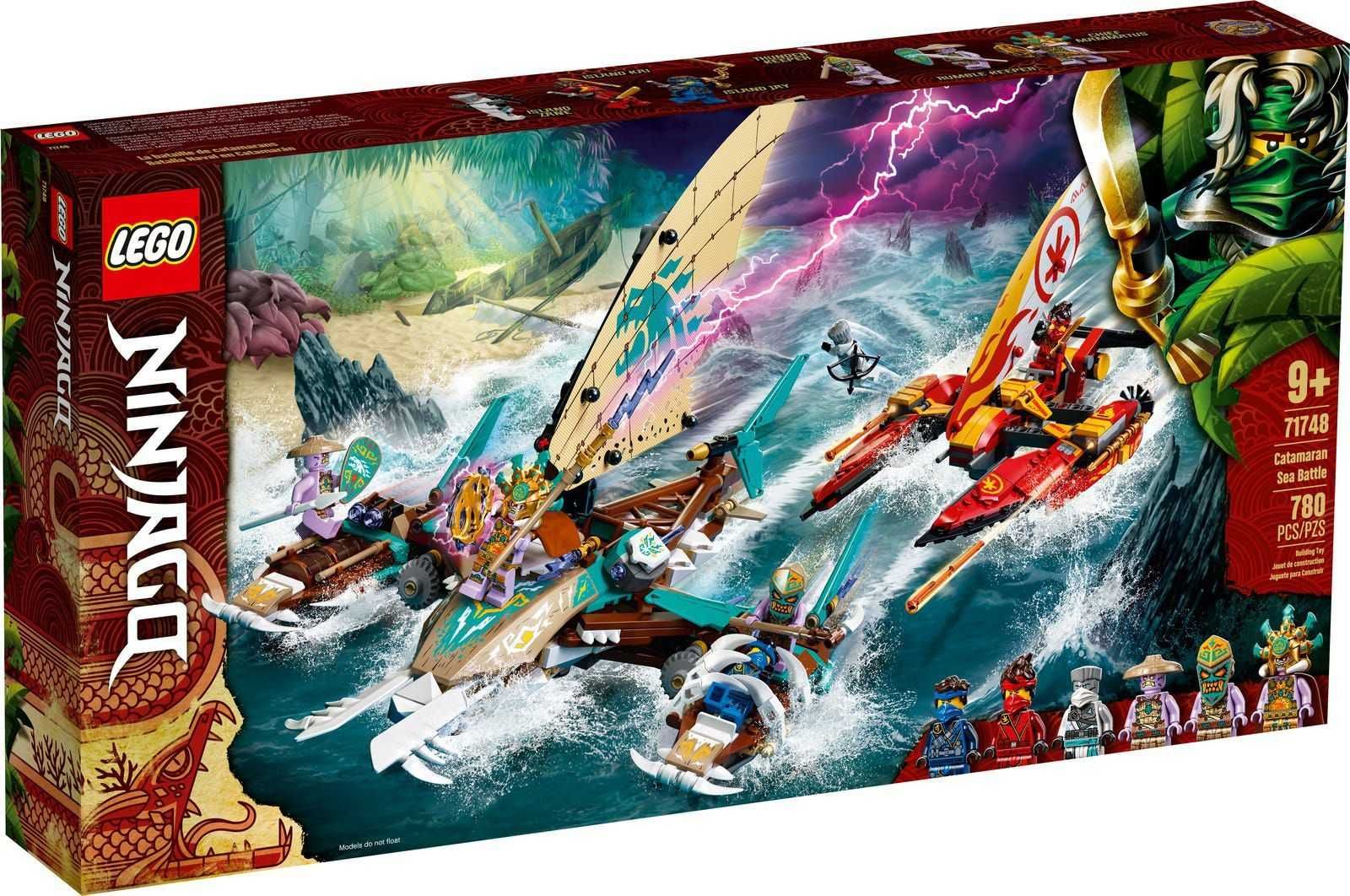 LEGO® 71748 Ninjago - Morska bitwa katamaranów klocki prezent ninja