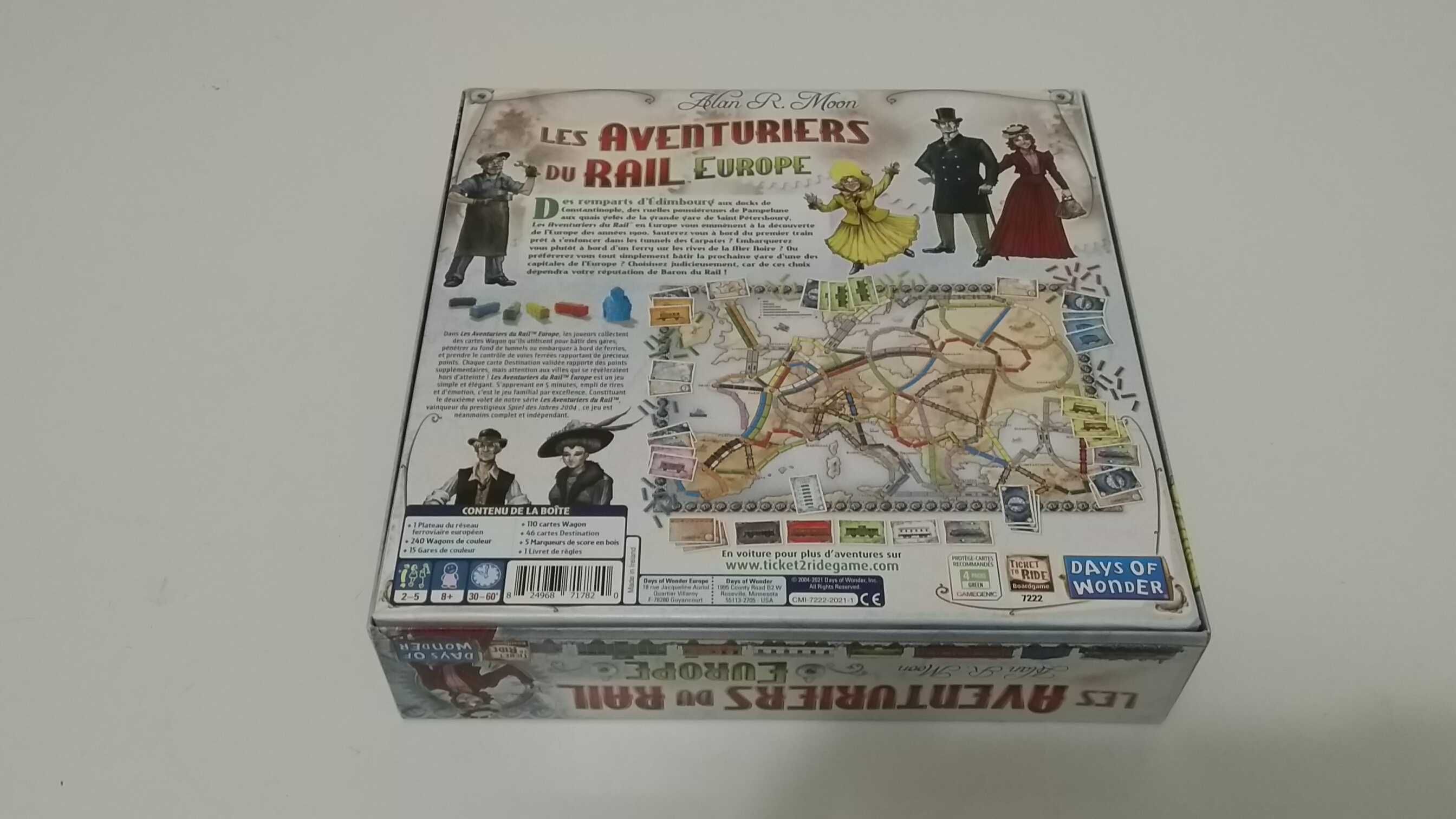 Ticket to Ride Europa - Jogo de Tabuleiro NOVO