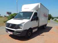 Volkswagen CRAFTER  kontener z windą