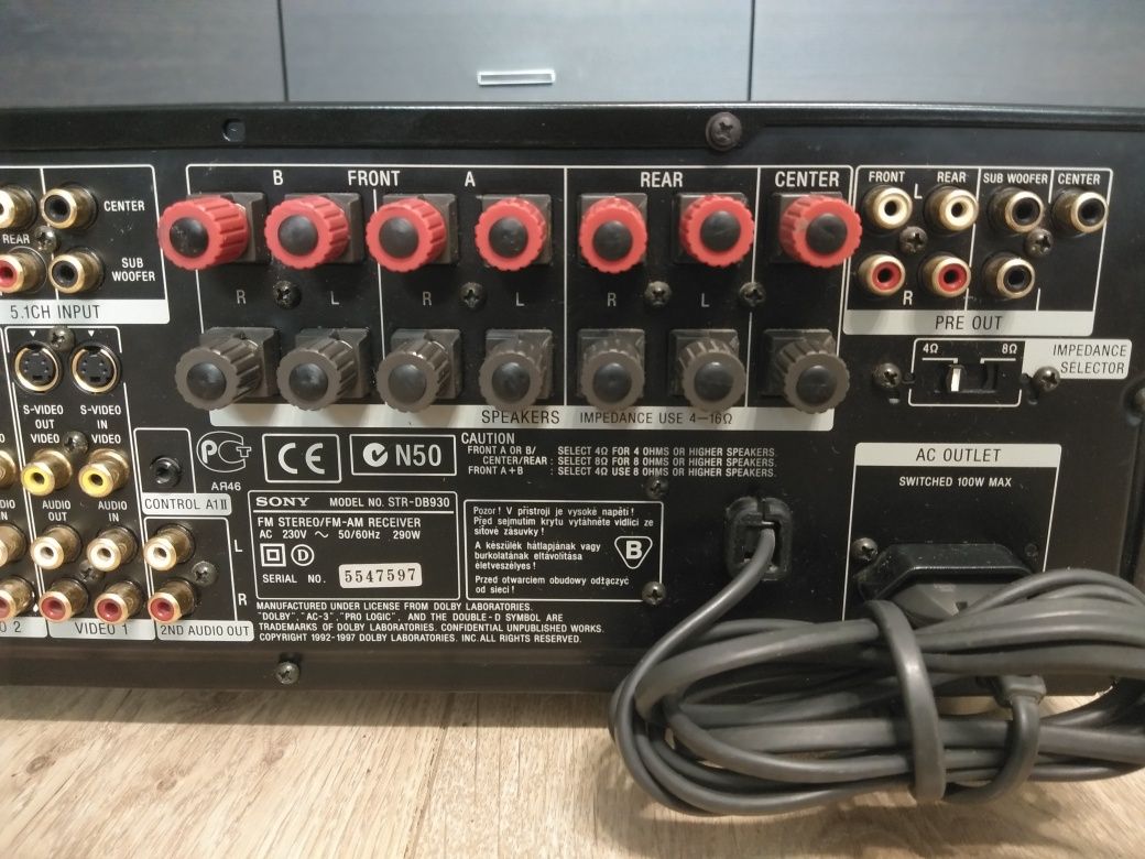 Na sprzedaż wzmacniacz Tuner Sony STR-DB-930 QS.