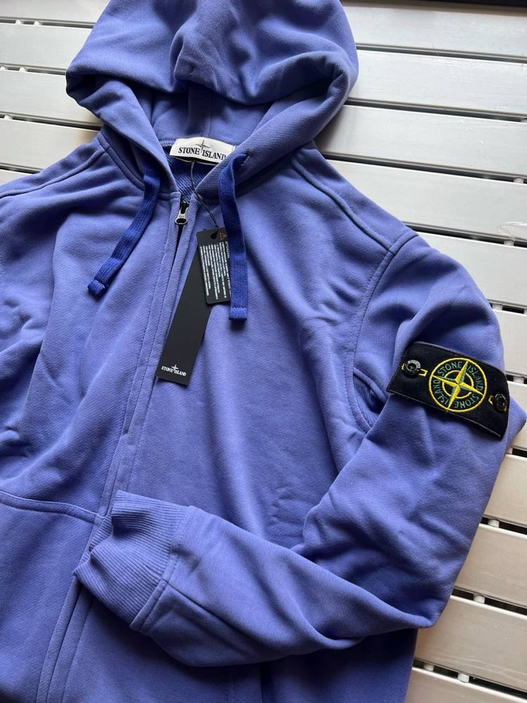 Зіп Худі Stone Island джинс | Худи Стон Айленд | Свитшот стон