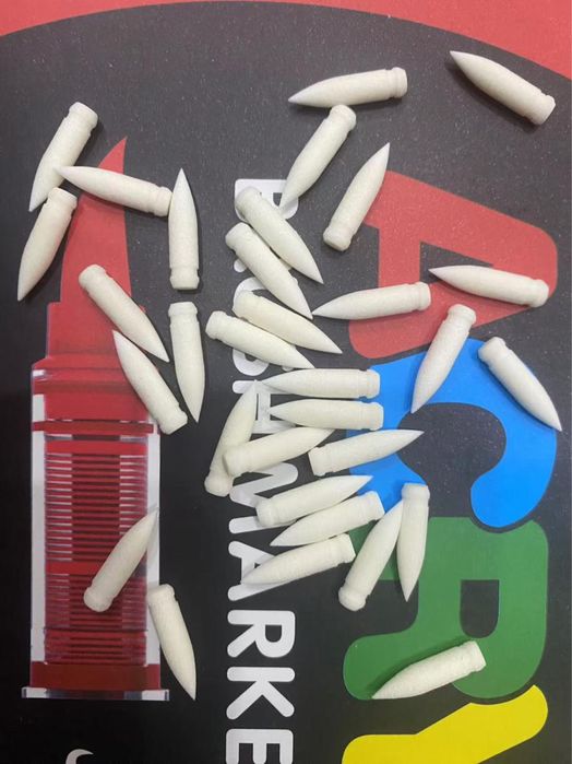 Змінні накінечники Brush для акрилових маркерів GuangNa набір 10шт