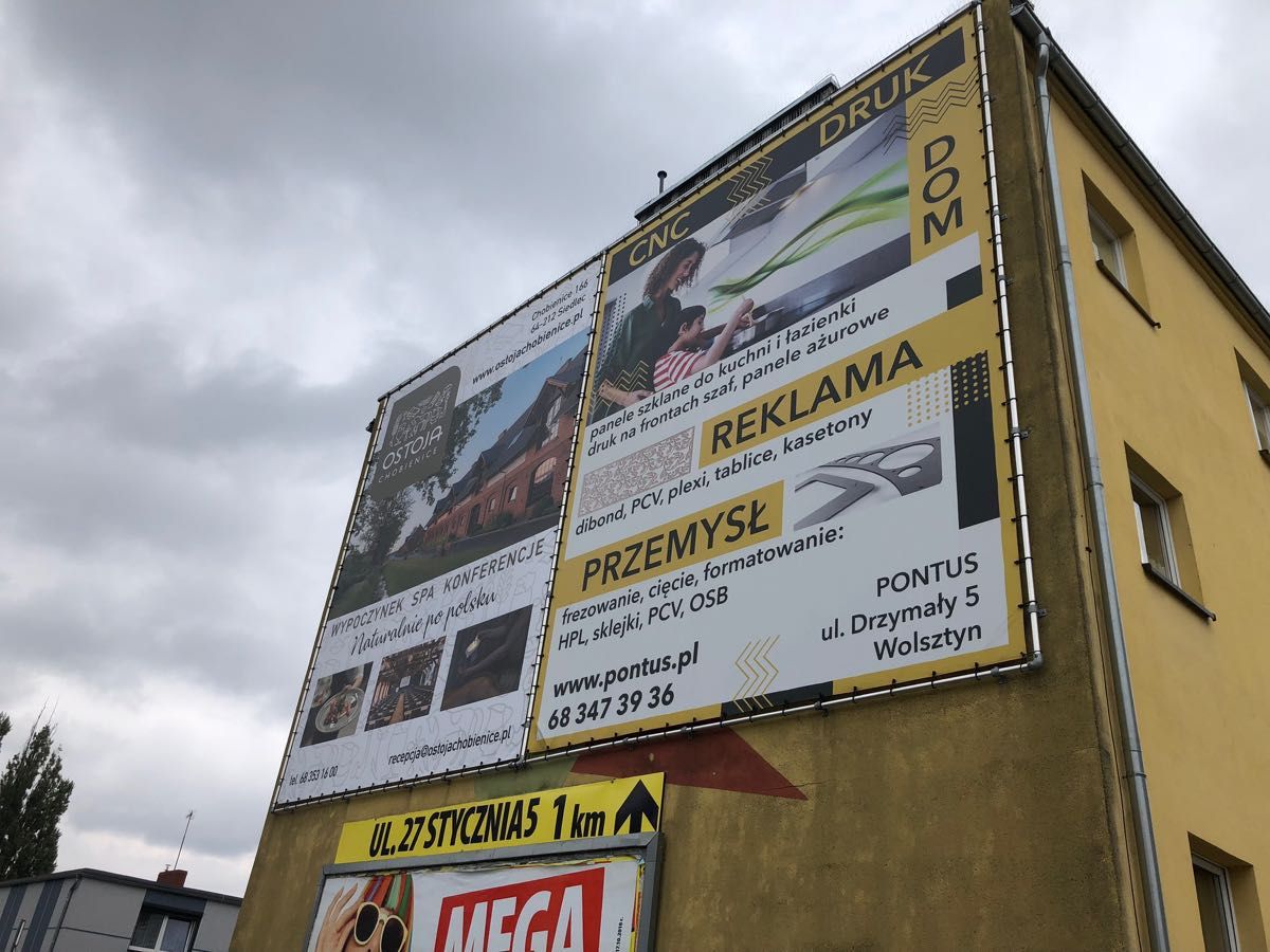 Miejsce na reklamę , Wolna powierzchnia reklamowa - Grodzisk Wlkp 30m2