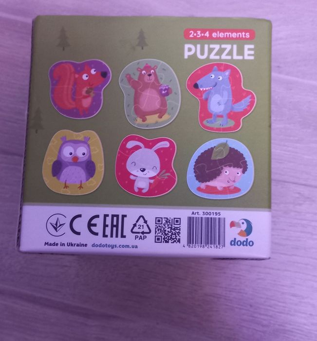 пазл DoDo "Лісові тварини" (Forest Animals)