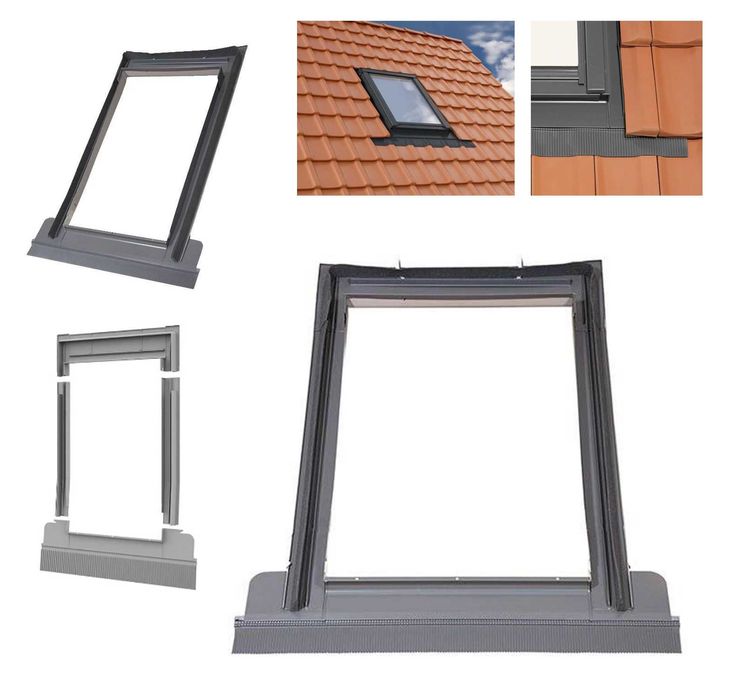 Kołnierz okno dachowe ROOFLITE TFX S6A 114x118 KTF do pokryć falistych